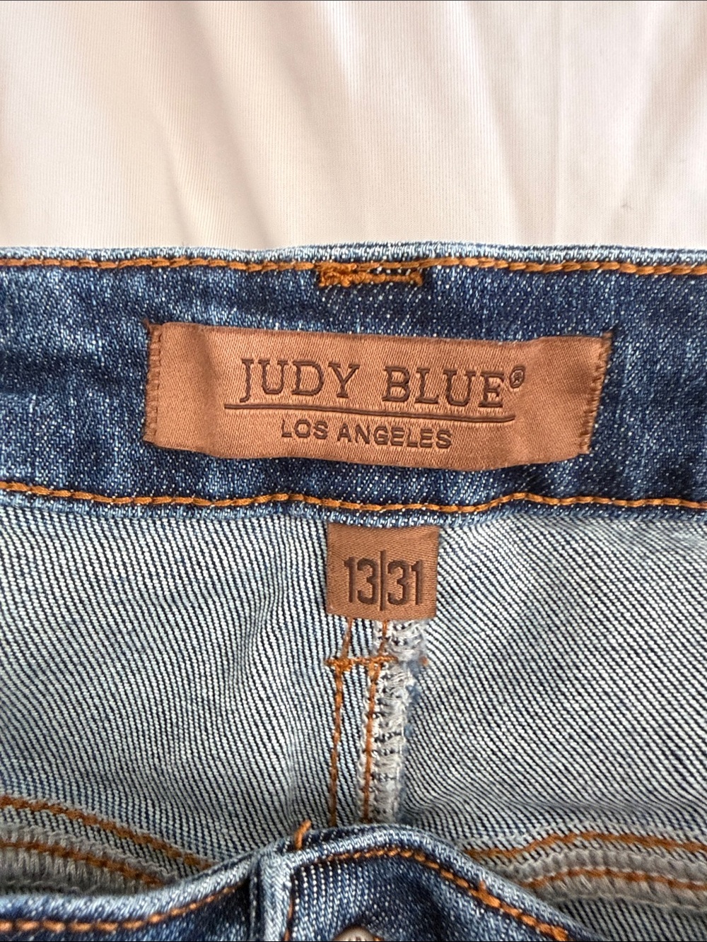 Judy Blue Medium Blue Wide Leg Denim Jeans - Picture 2 of 5